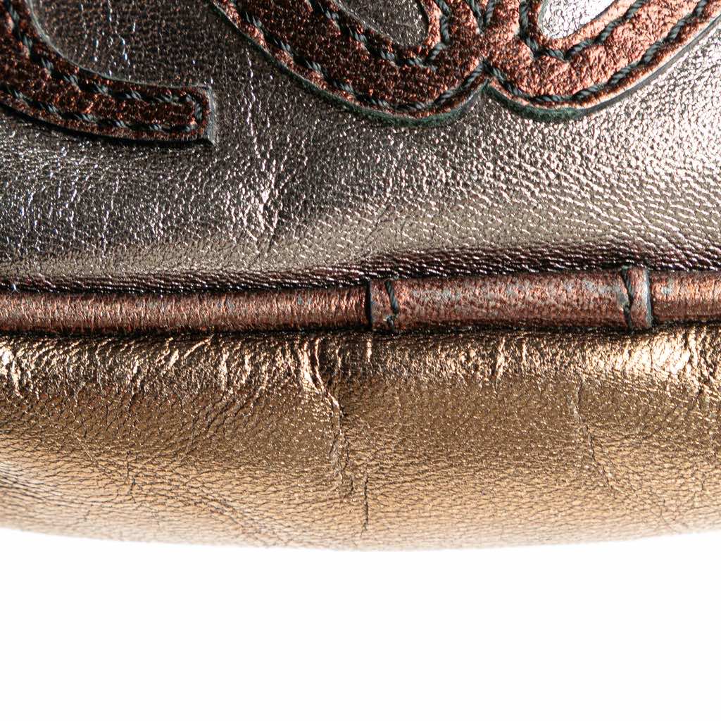 Loewe Mini Metallic Goatskin Anagram Tassel Crossbody - Image 10