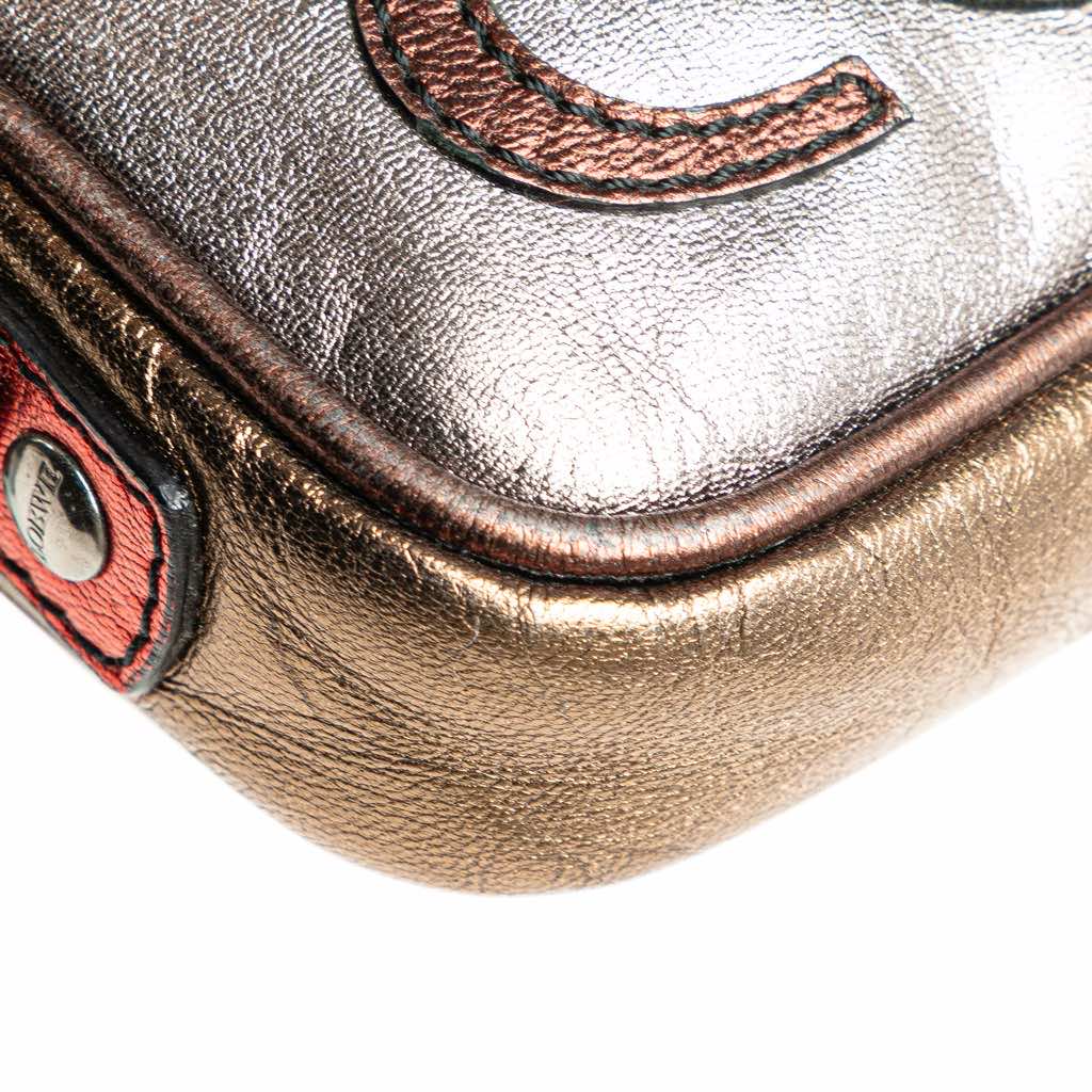 Loewe Mini Metallic Goatskin Anagram Tassel Crossbody - Image 11