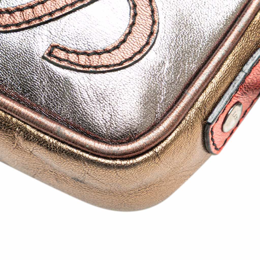 Loewe Mini Metallic Goatskin Anagram Tassel Crossbody - Image 12