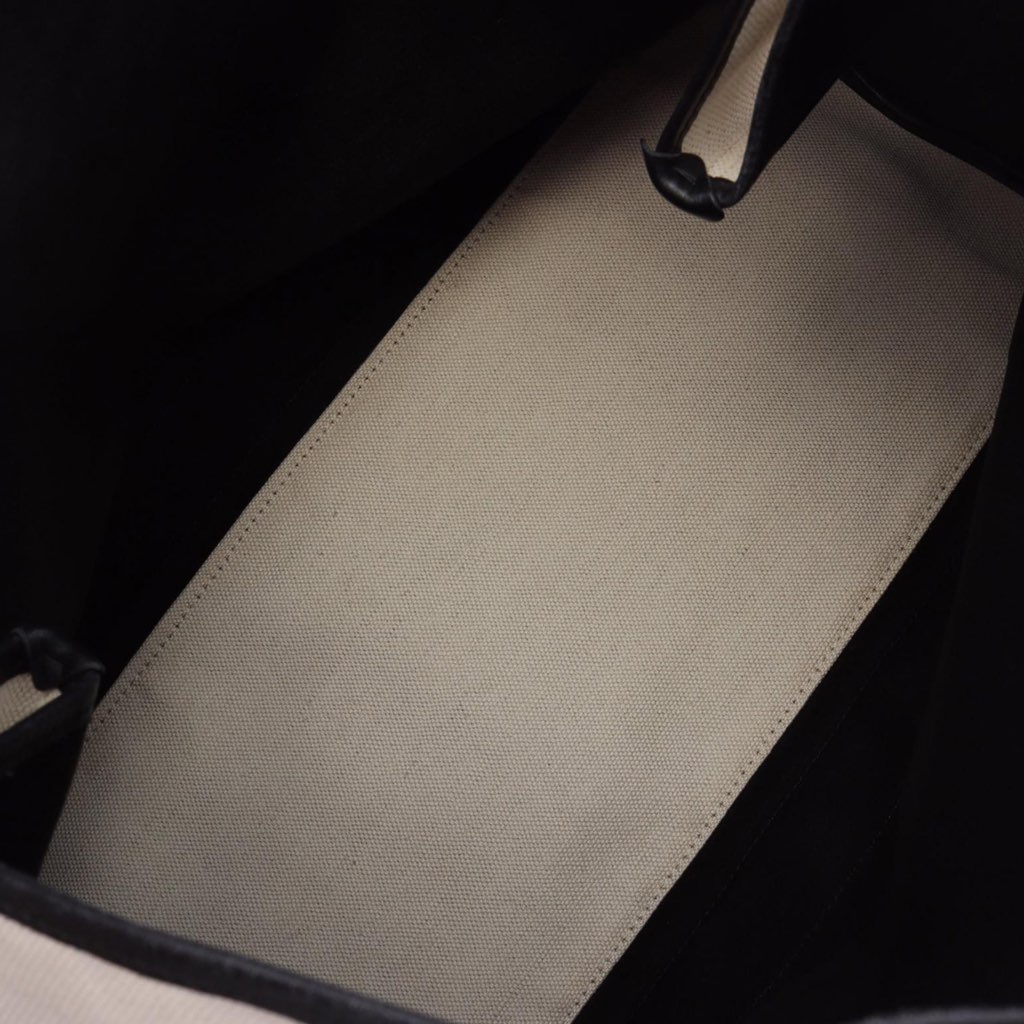 Balenciaga Canvas Navy Cabas Tote M - Image 6