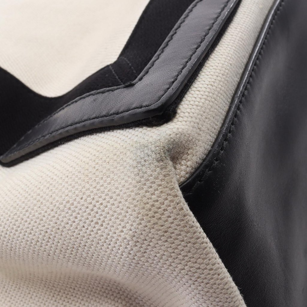 Balenciaga Canvas Navy Cabas Tote M - Side view