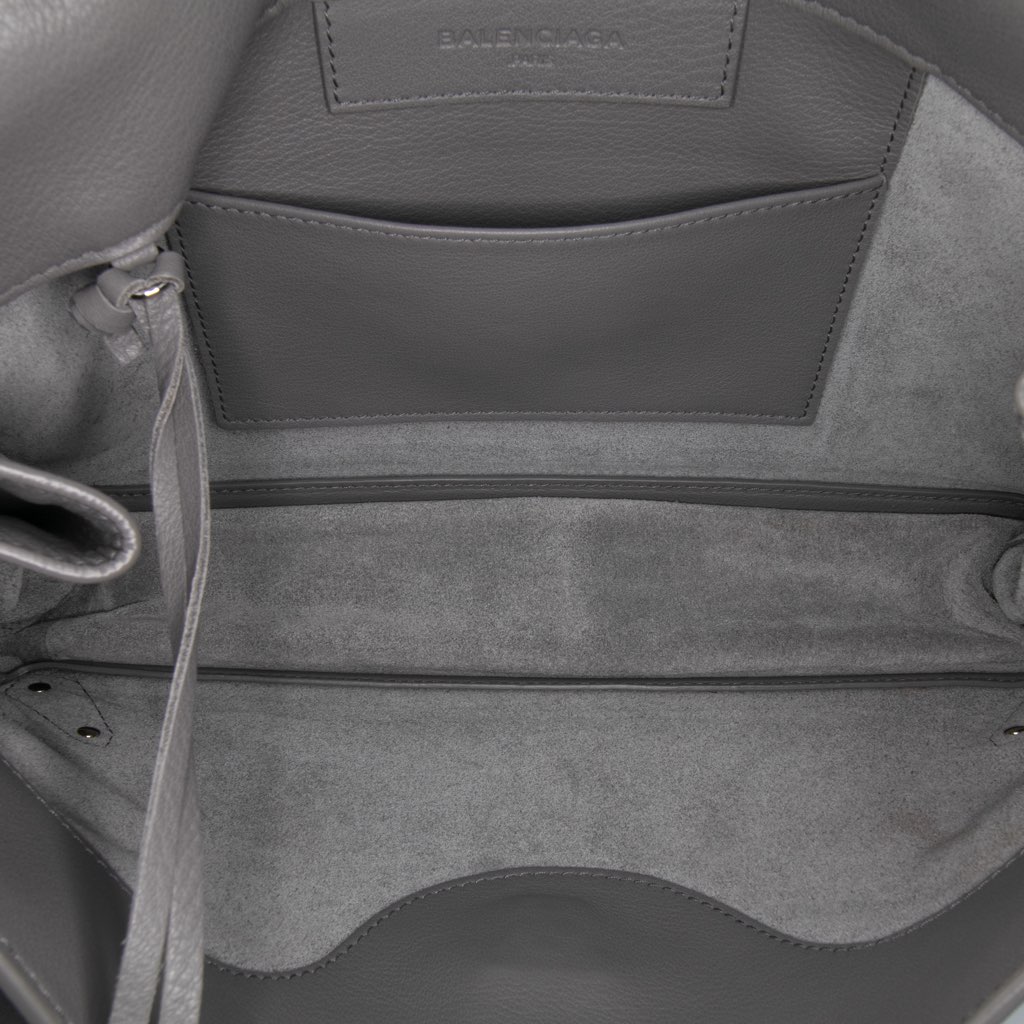 Balenciaga Leather Papier Sight Zip Around Clutch - 4