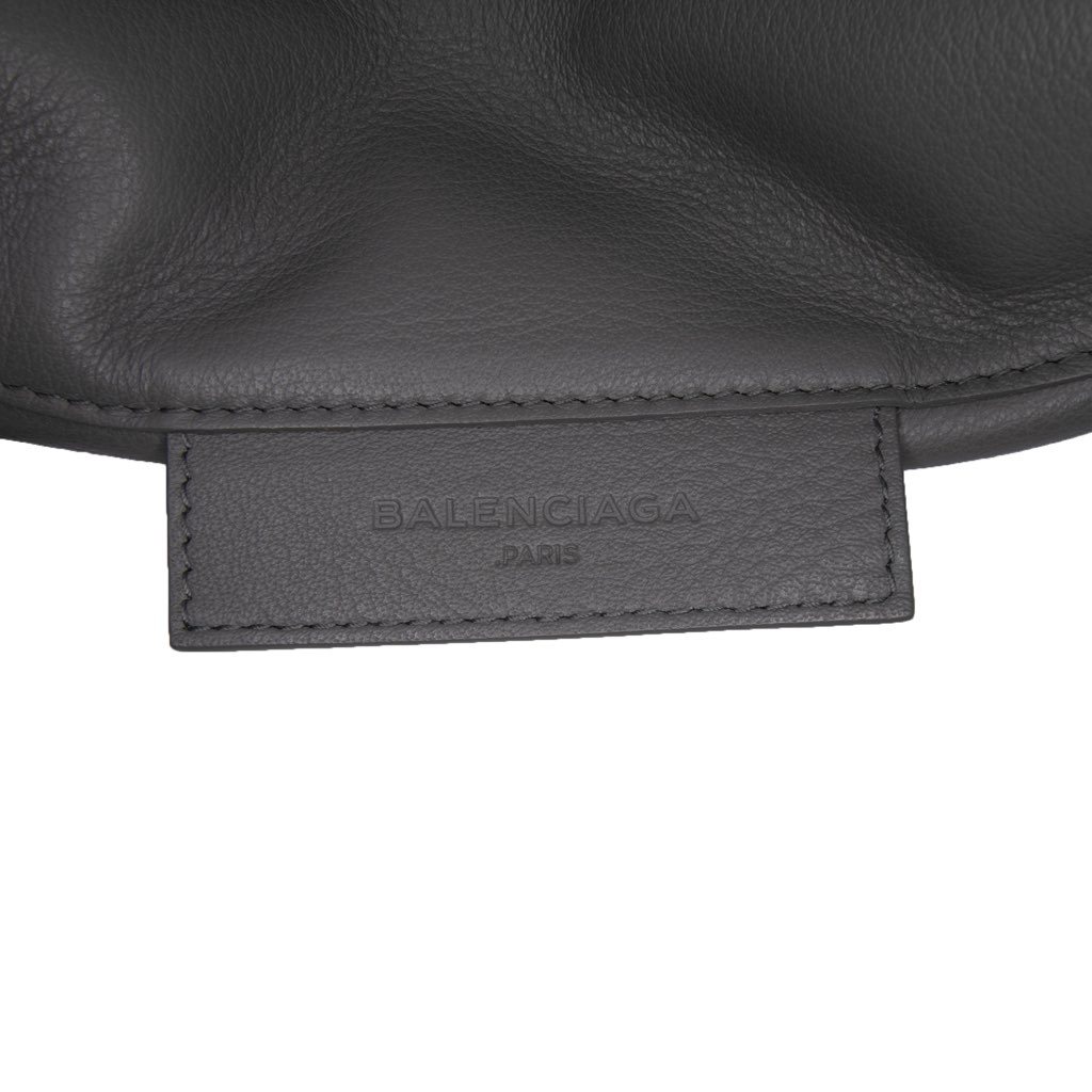 Balenciaga Leather Papier Sight Zip Around Clutch - Side view