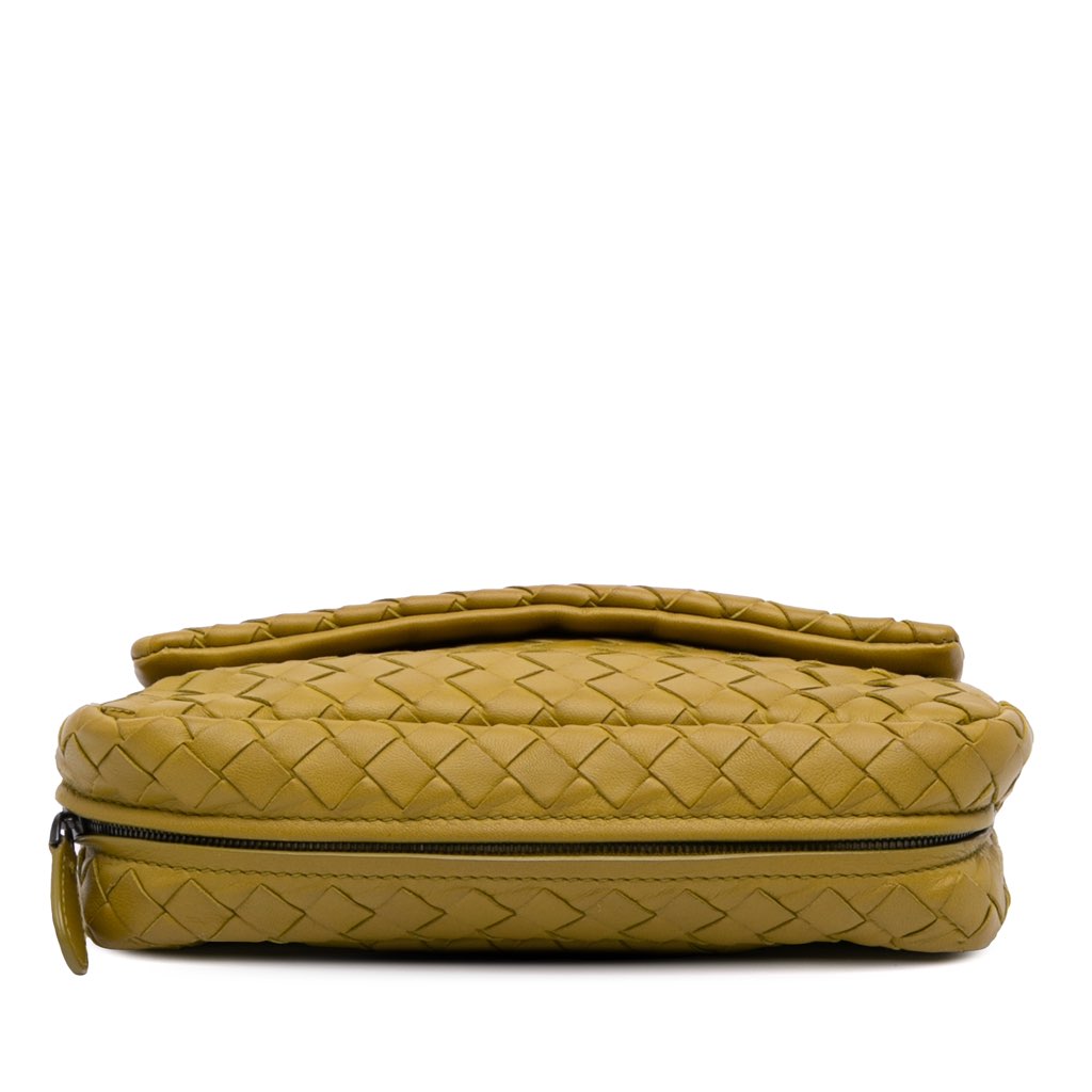 Bottega Veneta Mini Nappa Intrecciato Expandable Chain Flap Crossbody - Image 6