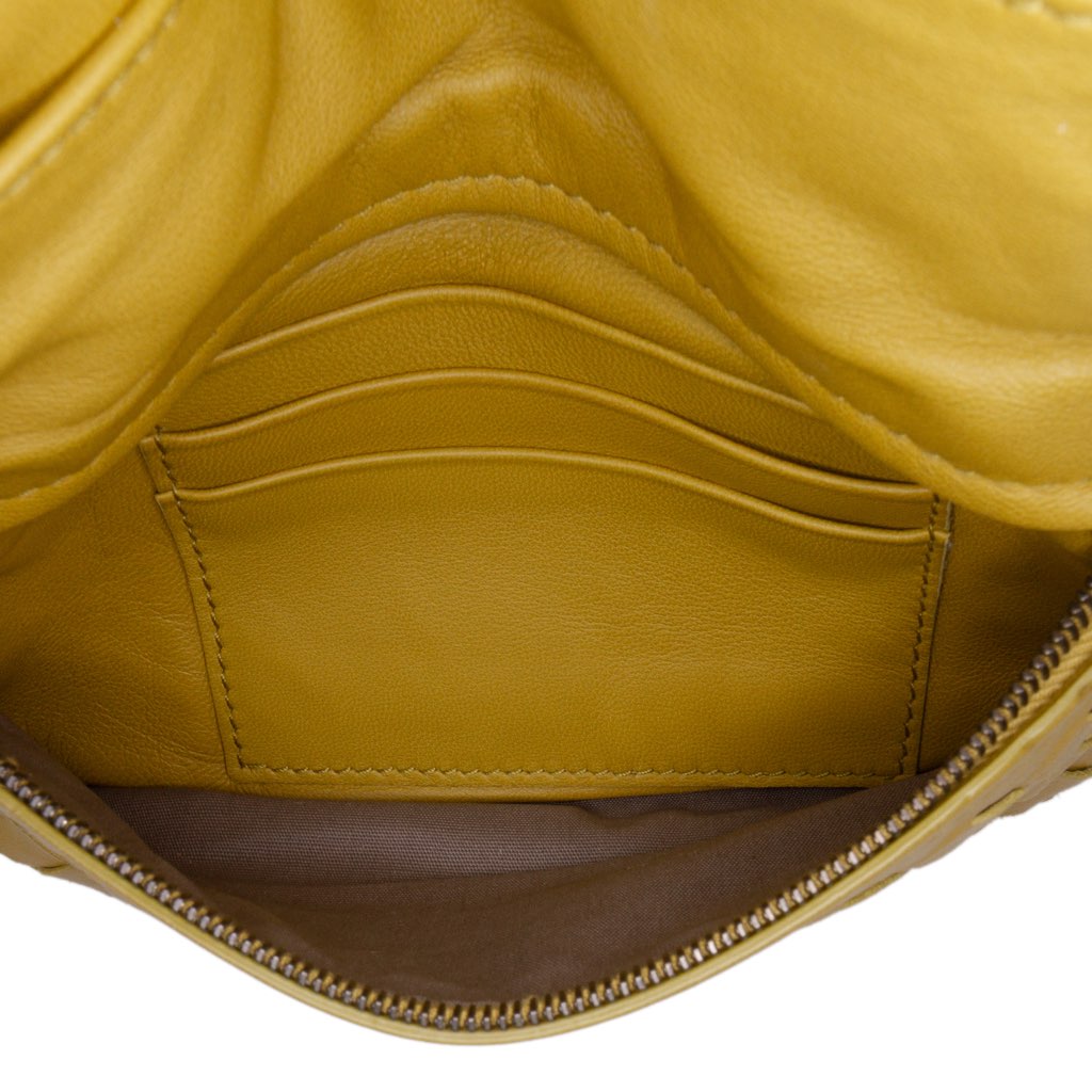 Bottega Veneta Mini Nappa Intrecciato Expandable Chain Flap Crossbody - Side view