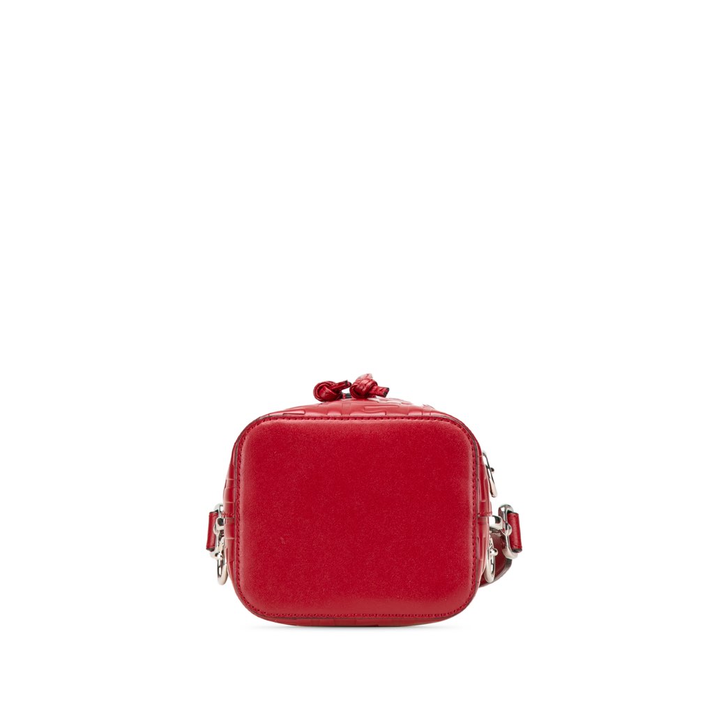 Fendi Mini Zucca Embossed Leather Mon Tresor Bucket Bag - 3