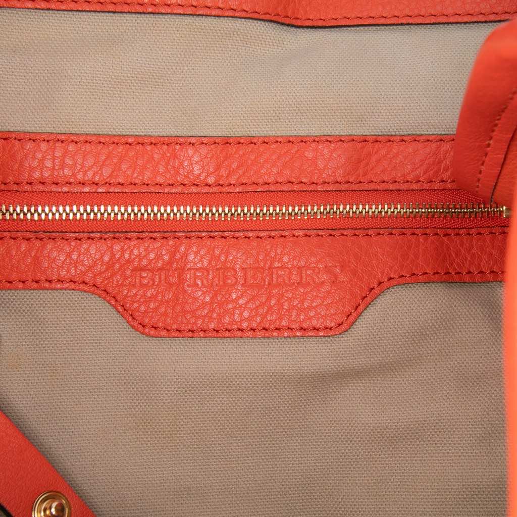 Burberry Small House Check Canvas Canterbury Tote - Side view