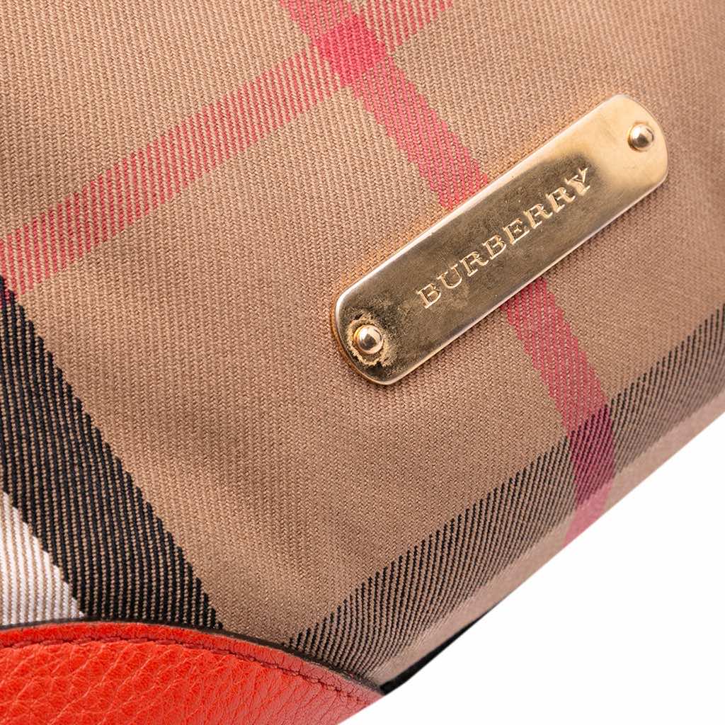 Burberry Small House Check Canvas Canterbury Tote - Image 11