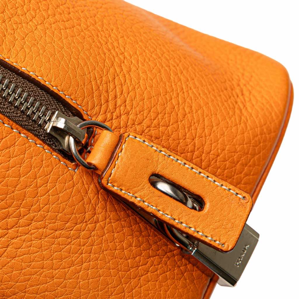 Prada Cinghiale Leather Dome Handbag - Detail 2