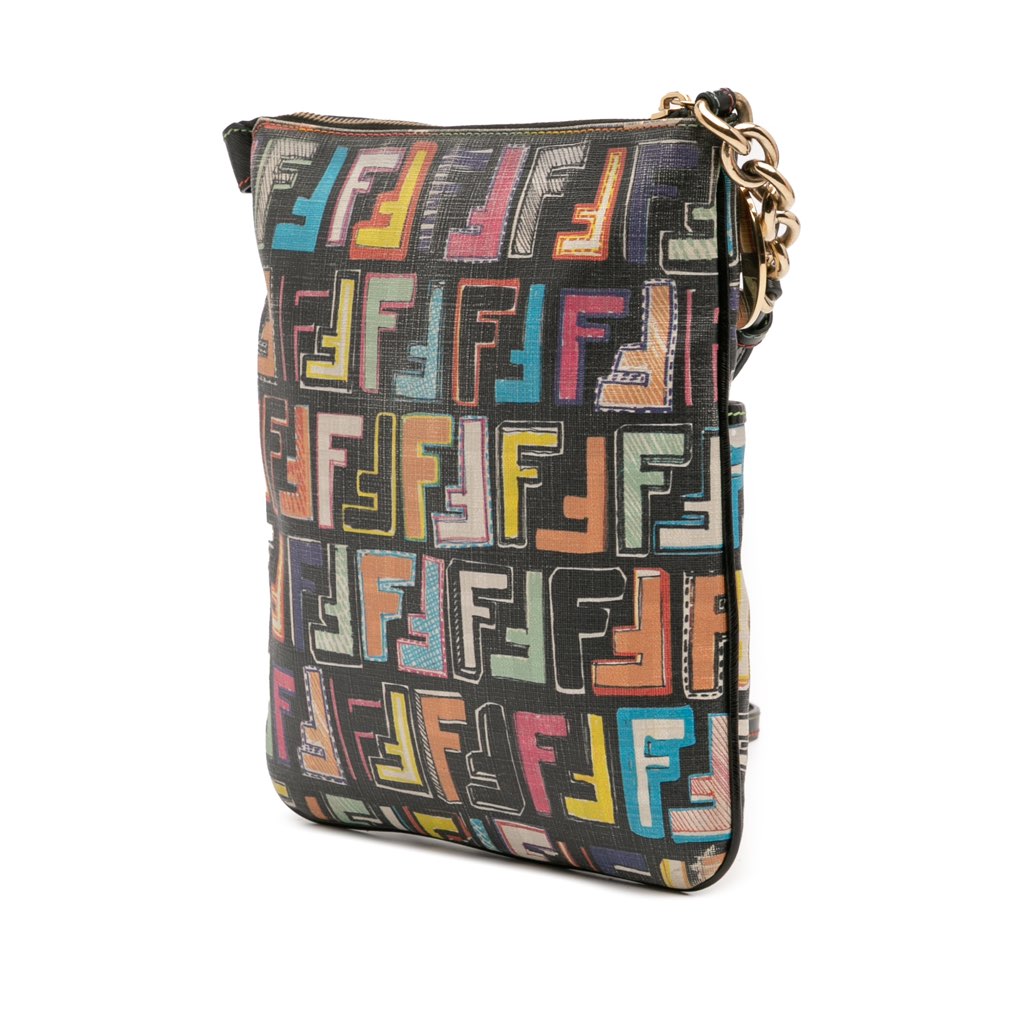 Fendi Multicolor Zucca Spalmati Forever Crossbody - 2