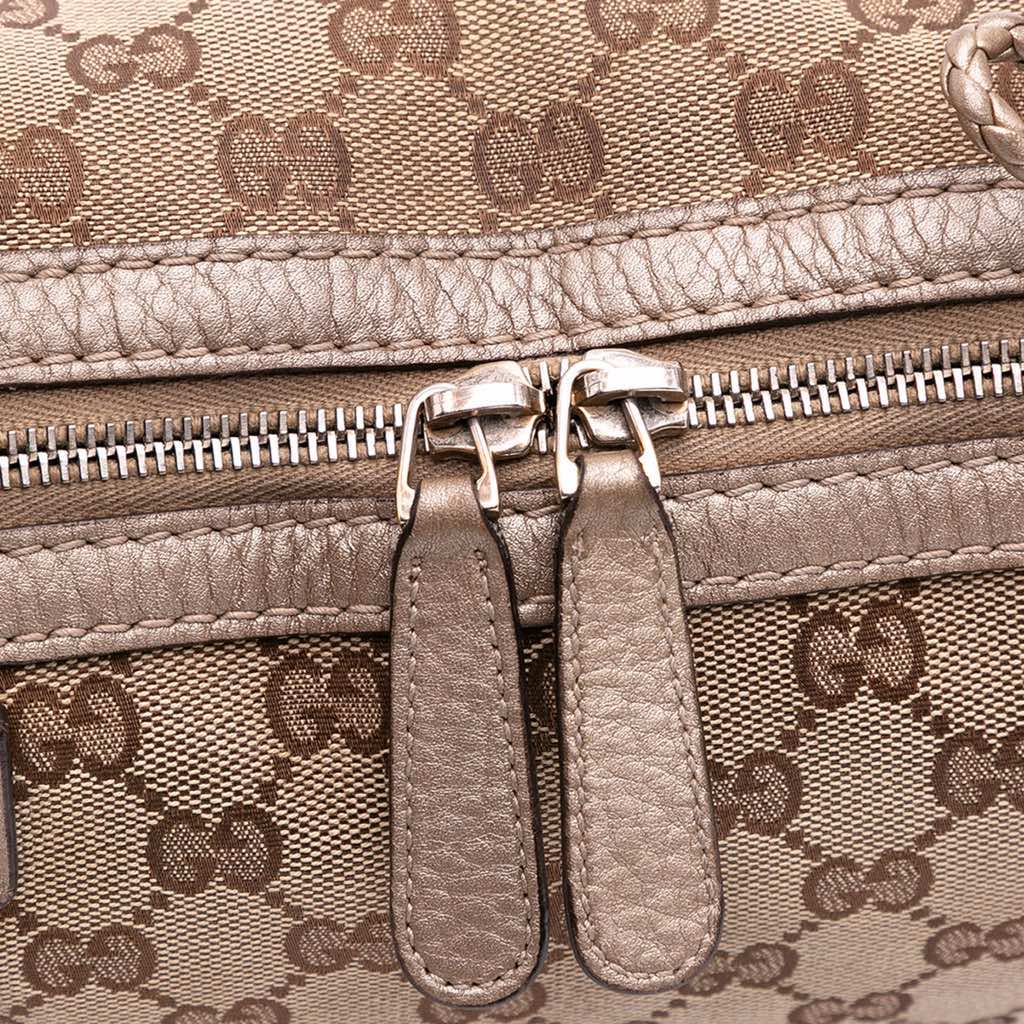 Gucci Large GG Canvas Bella Satchel - Detail 2