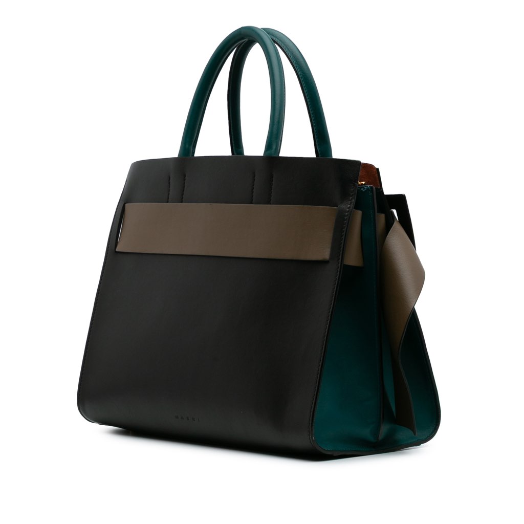 Marni Multicolor Leather Top Handle Bag - 2