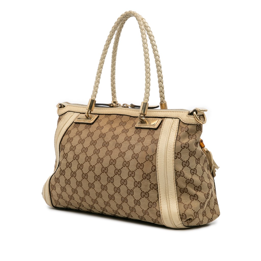 Gucci GG Canvas Bella Satchel - Back view