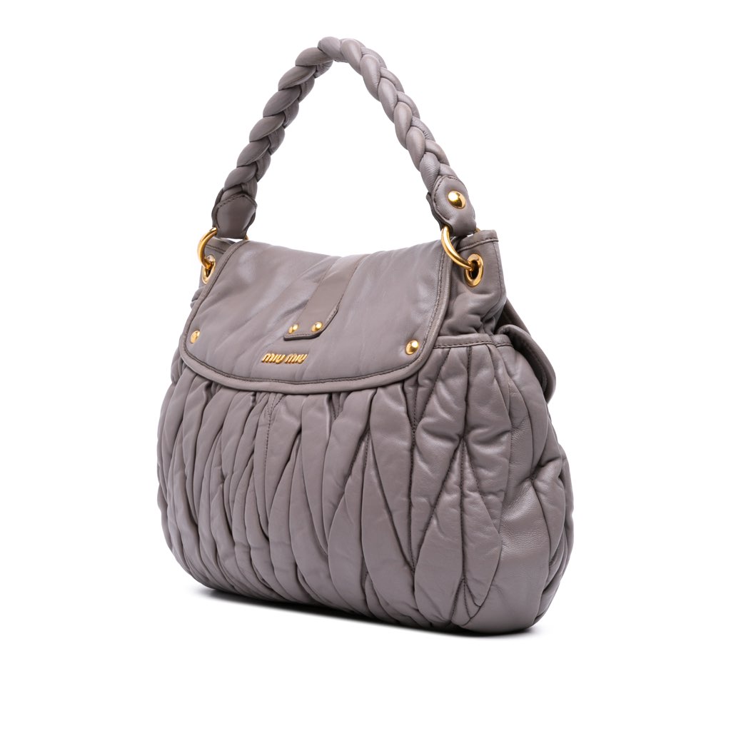 Miu Miu Matelasse Nappa Coffer Satchel - 2