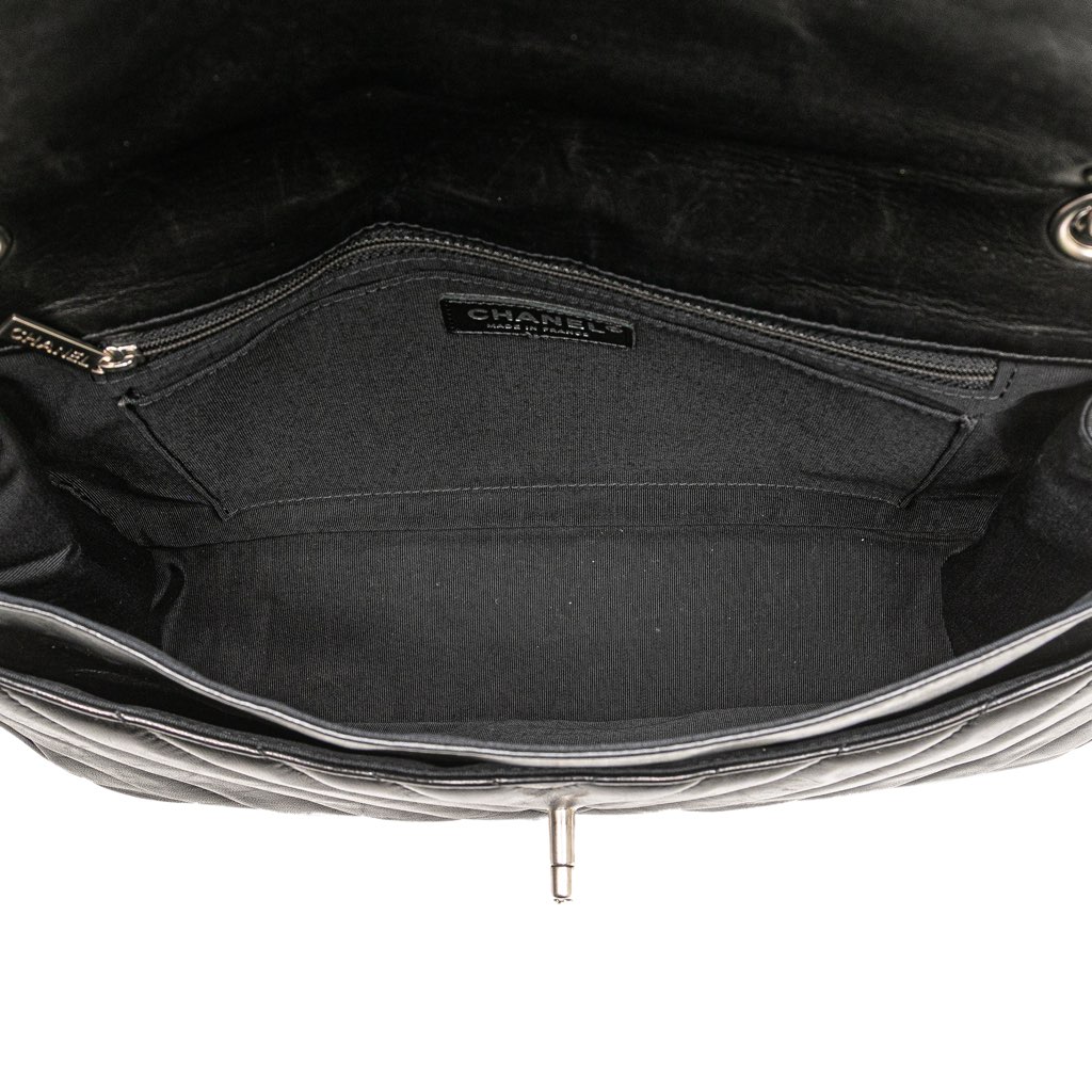 Chanel Jumbo Chevron Lambskin Leo Lion Flap - 4