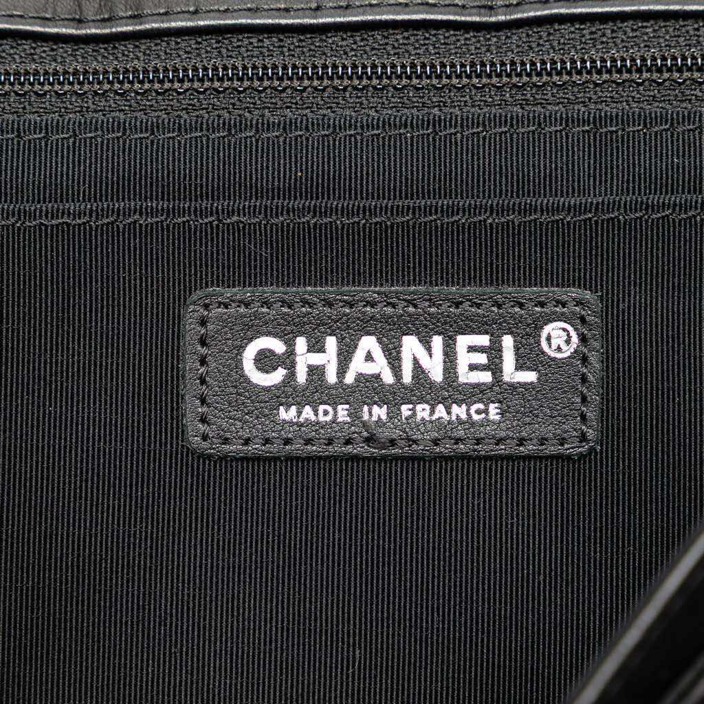Chanel Jumbo Chevron Lambskin Leo Lion Flap - Side view