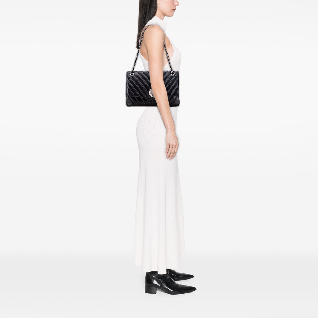 Chanel Jumbo Chevron Lambskin Leo Lion Flap - Image 12