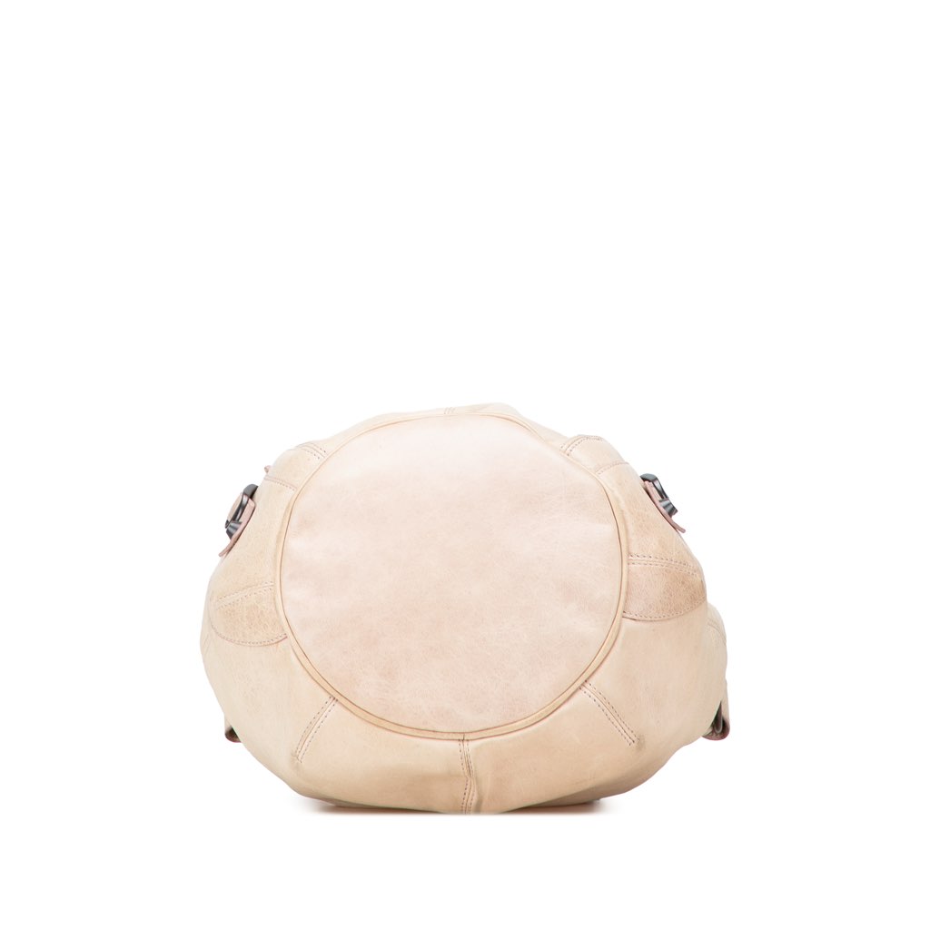 Balenciaga Mini Lambskin Motocross Pompon Bag - Image 6