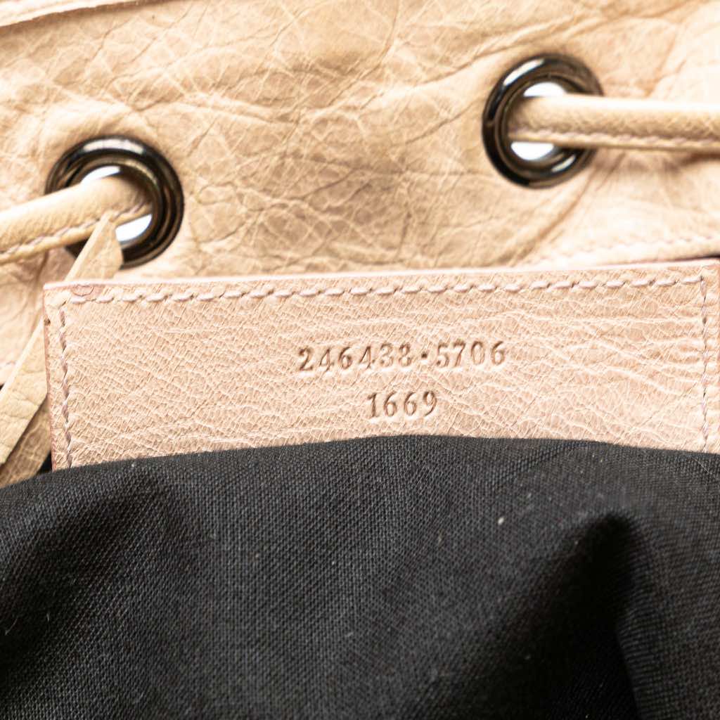 Balenciaga Mini Lambskin Motocross Pompon Bag - Detail 1