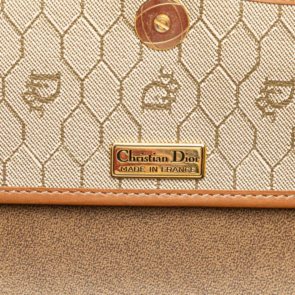 Dior Honeycomb Coated Canvas Crossbody - Side view