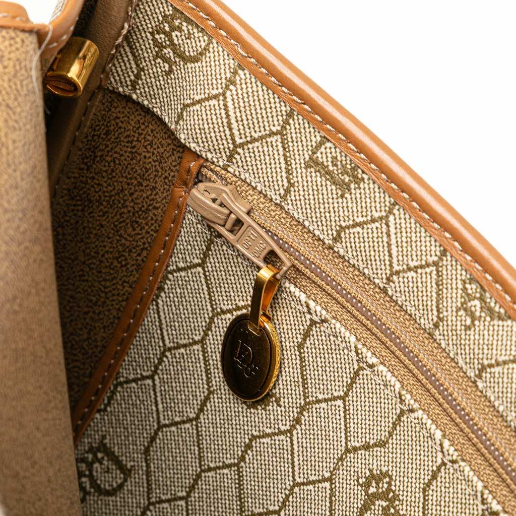 Dior Honeycomb Coated Canvas Crossbody - Detail 1