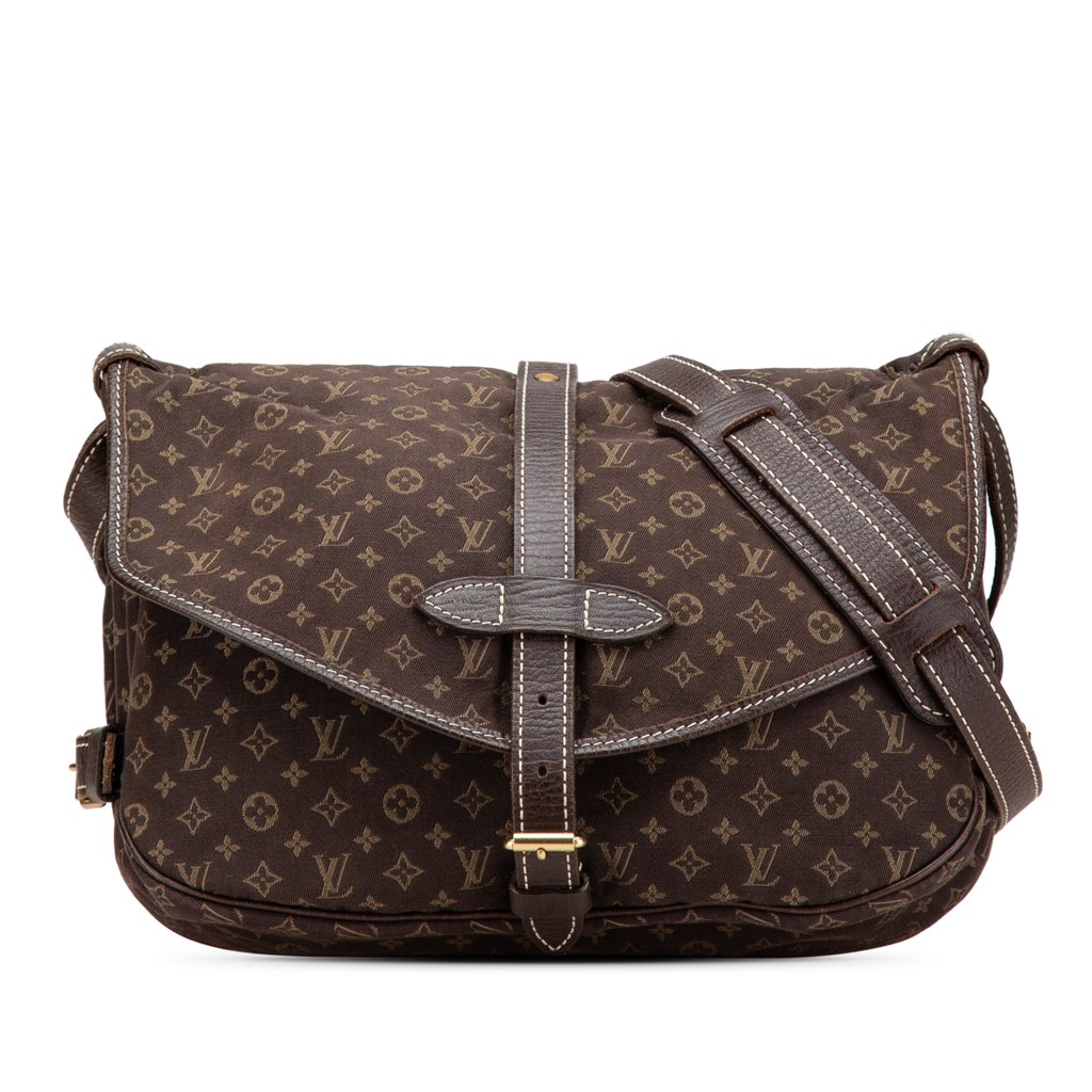 Louis Vuitton Monogram Mini Lin Saumur 30