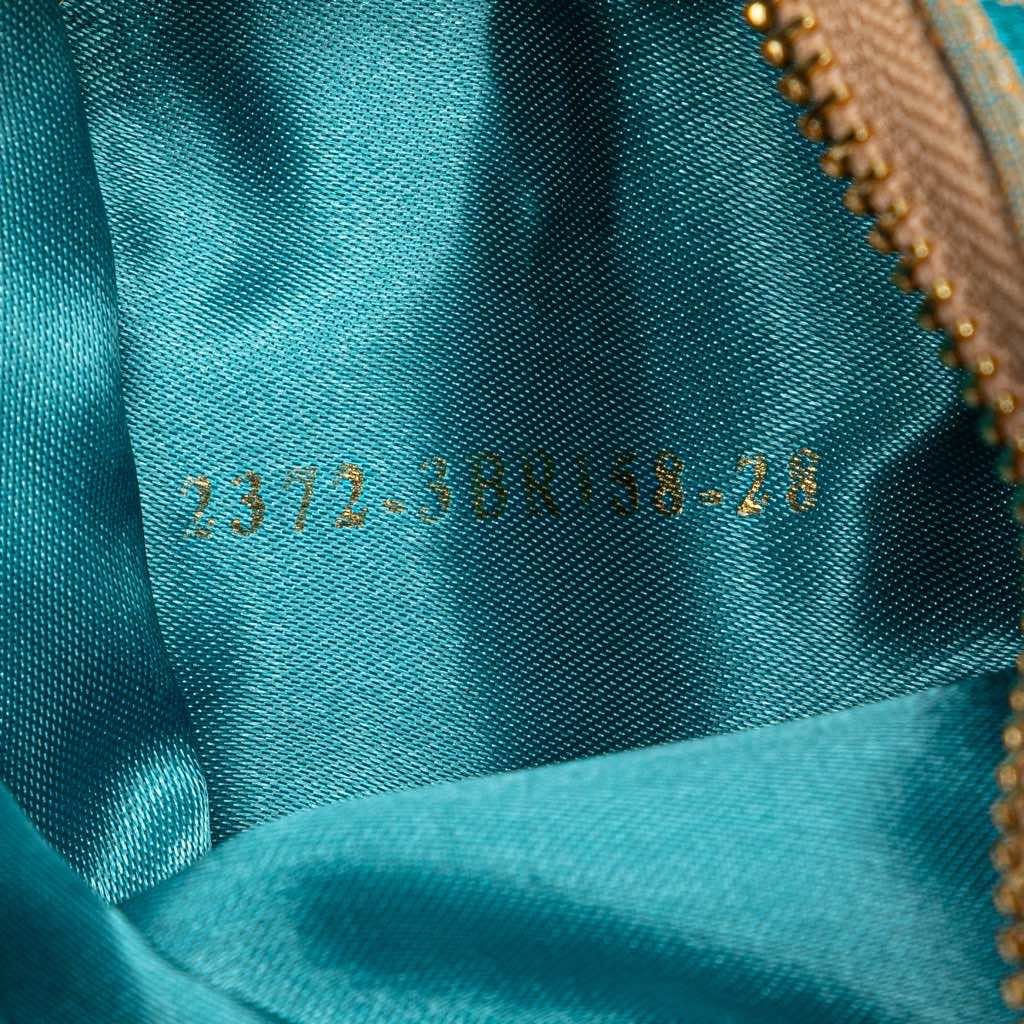 Fendi Zucchino Canvas Barrel Pochette - Detail 1