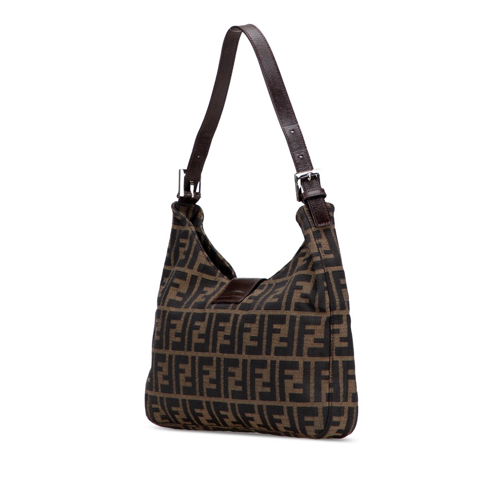 Fendi Zucca Canvas Shoulder Bag - 2