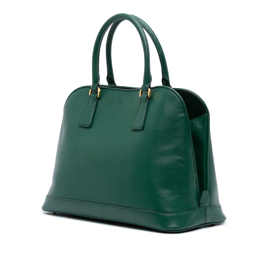 Prada Medium Saffiano Lux Open Promenade Satchel - 2