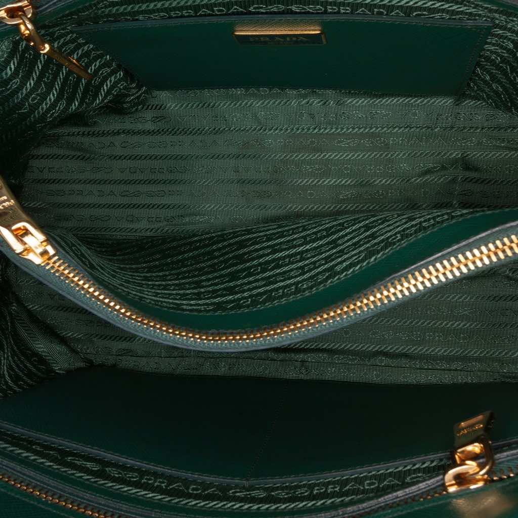 Prada Medium Saffiano Lux Open Promenade Satchel - 4