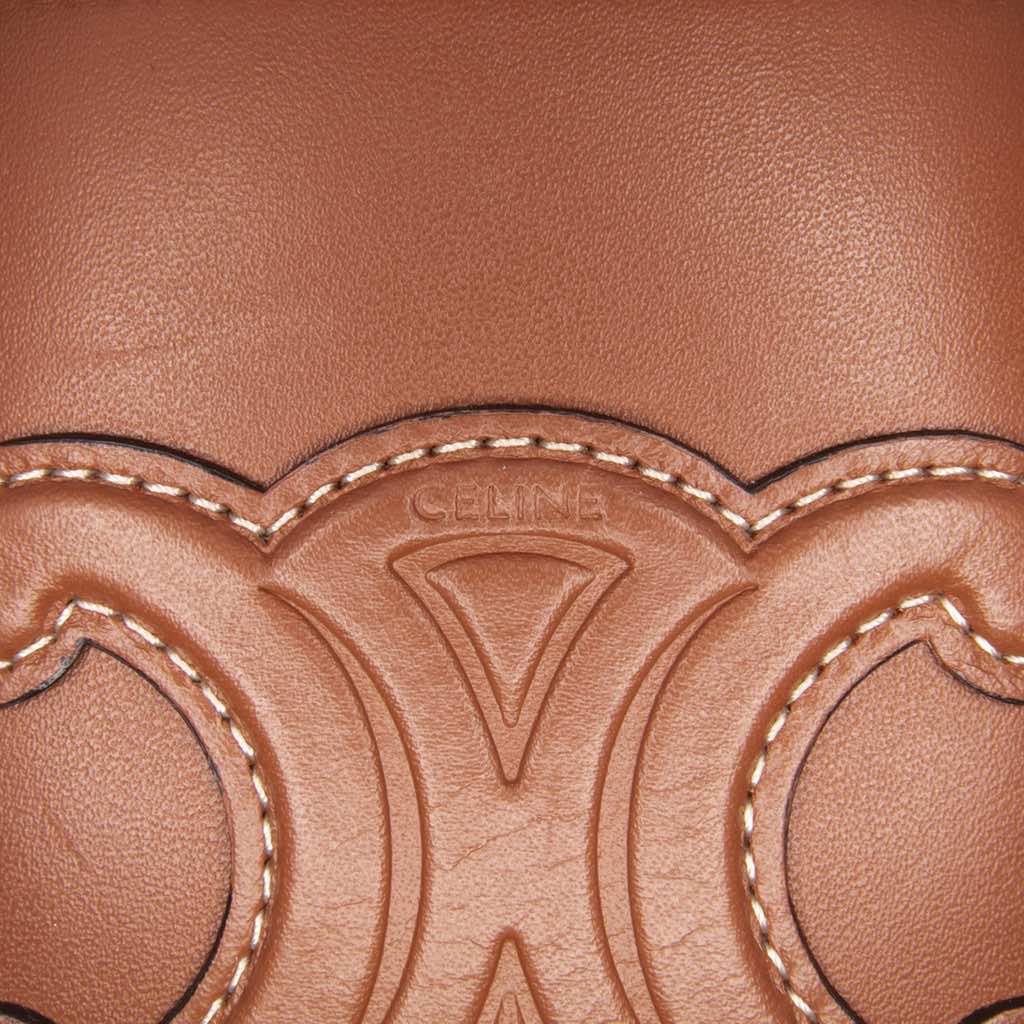 Celine Small Calfskin Cuir Triomphe Box Bag - Detail 2