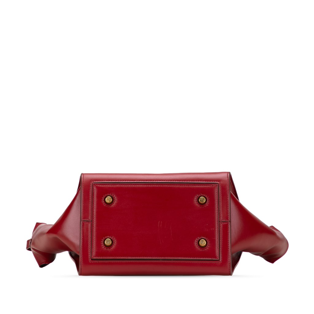 Celine Small Leather Tie Tote - 3