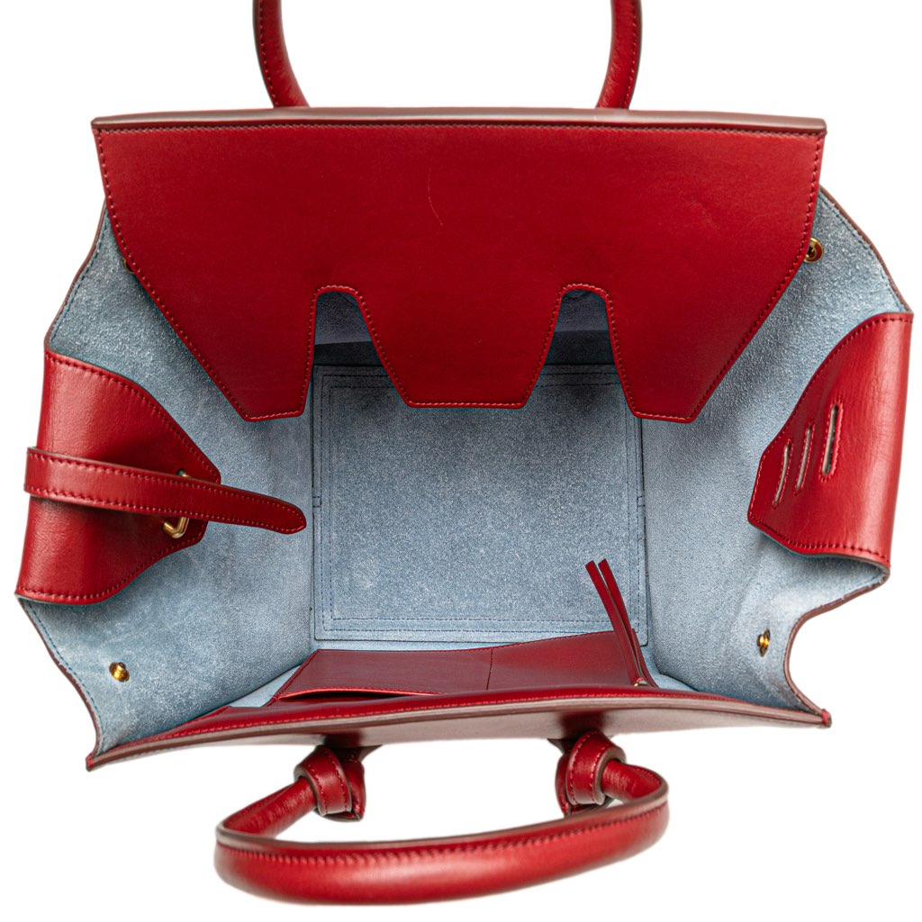 Celine Small Leather Tie Tote - 4