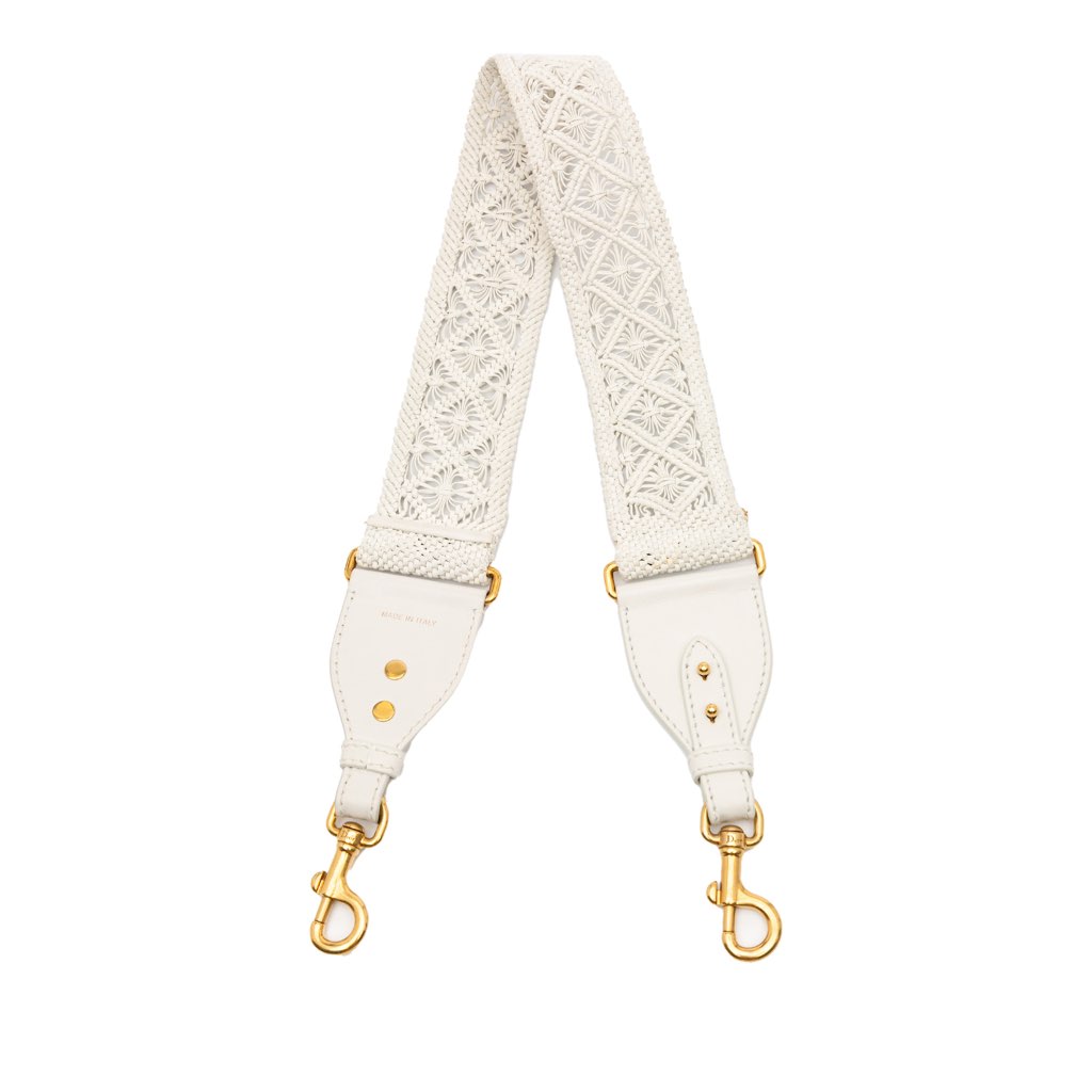 Dior Calfskin Macrame Shoulder Strap