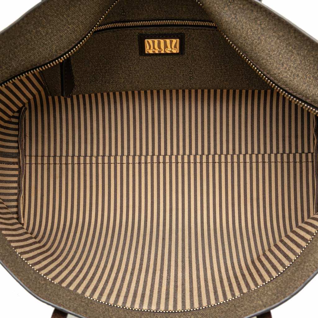 Fendi Small Zucca Coated Canvas Roll Tote - 4