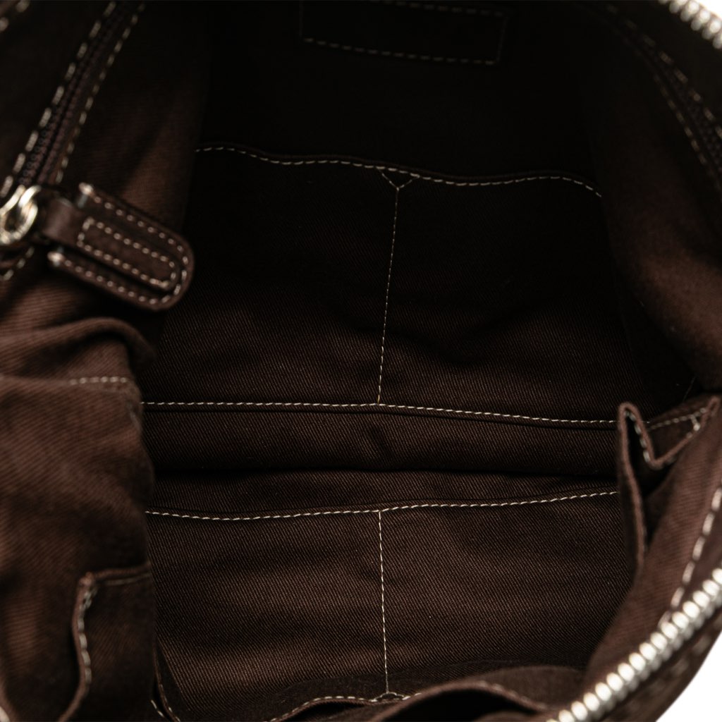 Loewe Anagram Nubuck Crossbody - 4