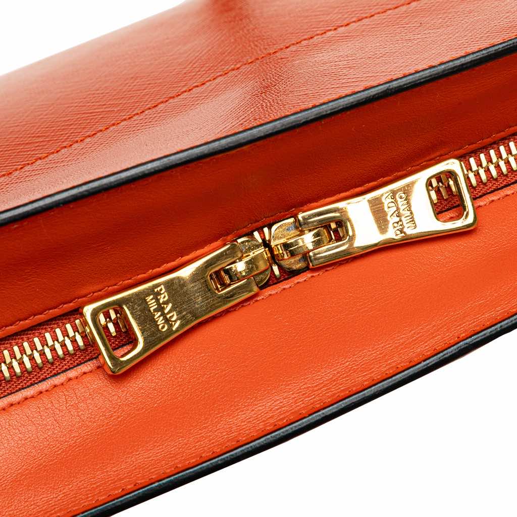 Prada Saffiano Vernice Esplanade Crossbody - Image 11