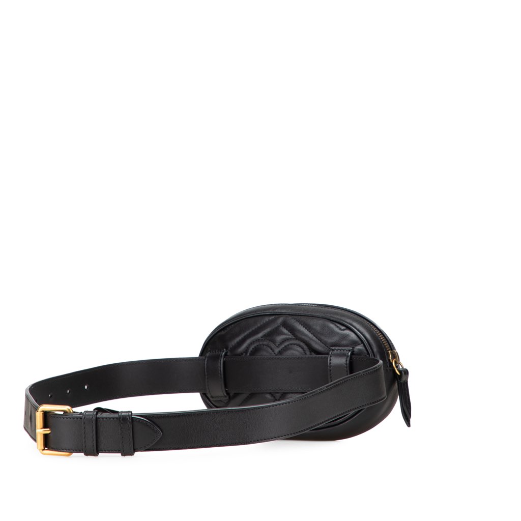Gucci GG Marmont Matelasse Leather Belt Bag - 2