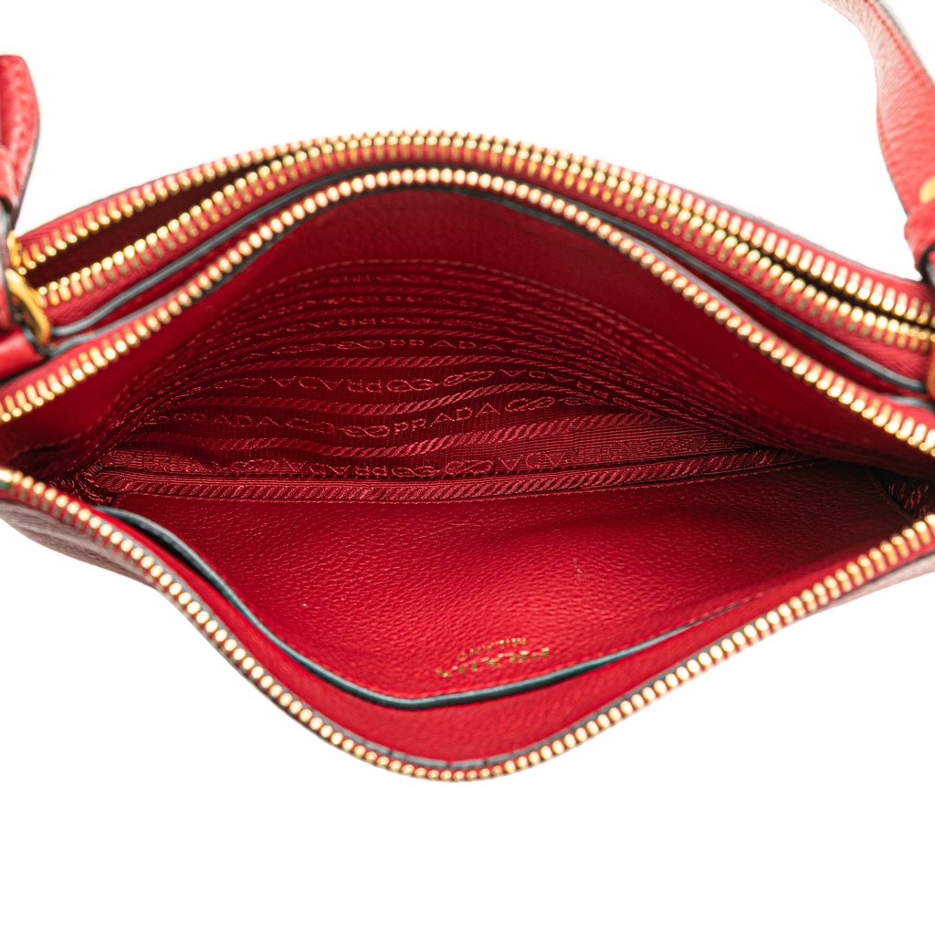 Prada Vitello Phenix Double Zip Crossbody - 4