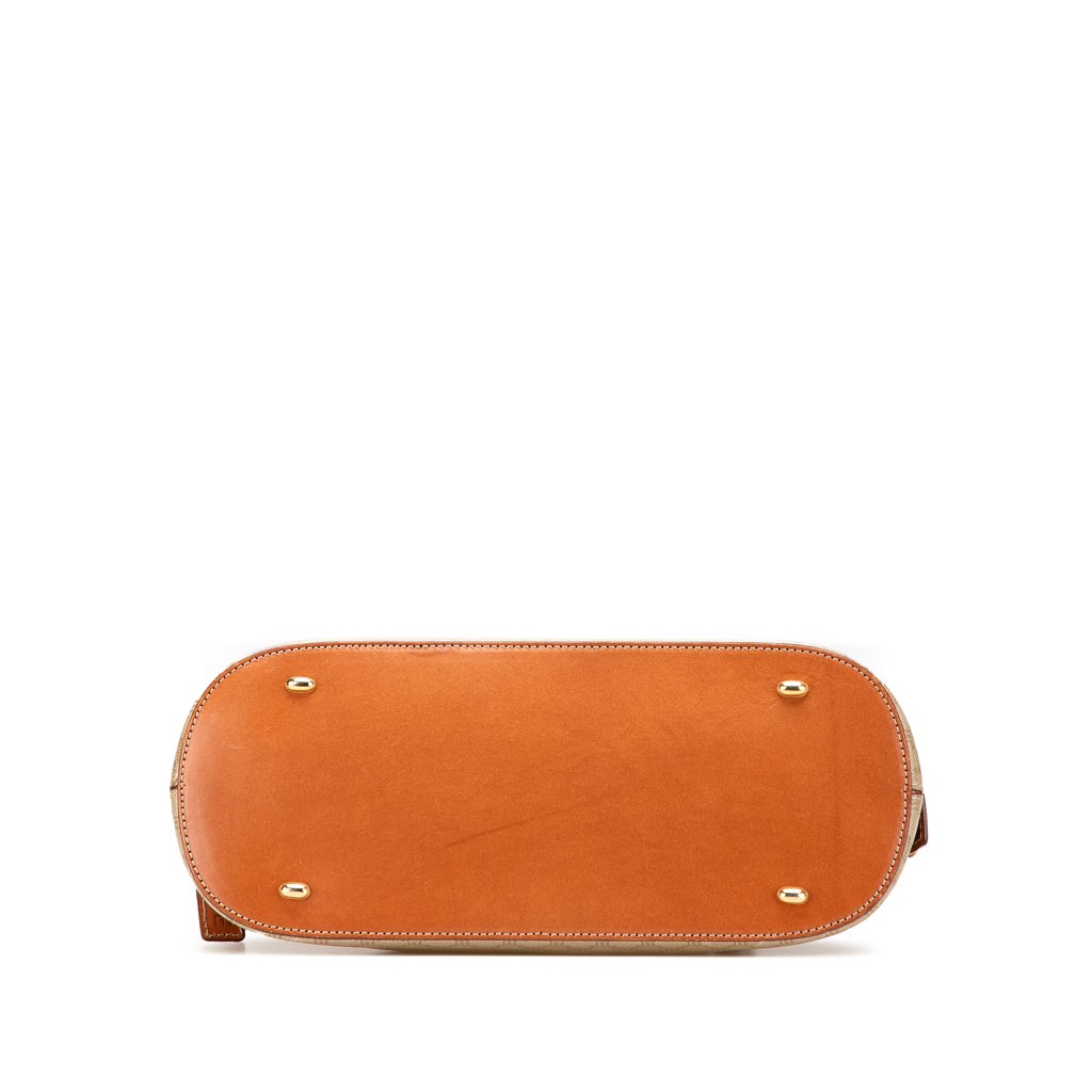 Celine Macadam Coated Canvas Dome Satchel - 3