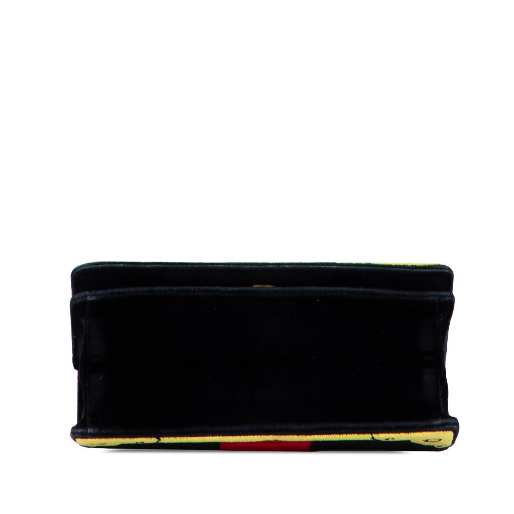 Prada Velluto Ricamo Trompe L oeil Cahier Crossbody - Image 6