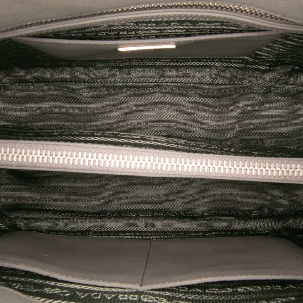 Prada Medium Bicolor Saffiano Lux Promenade Satchel - 4