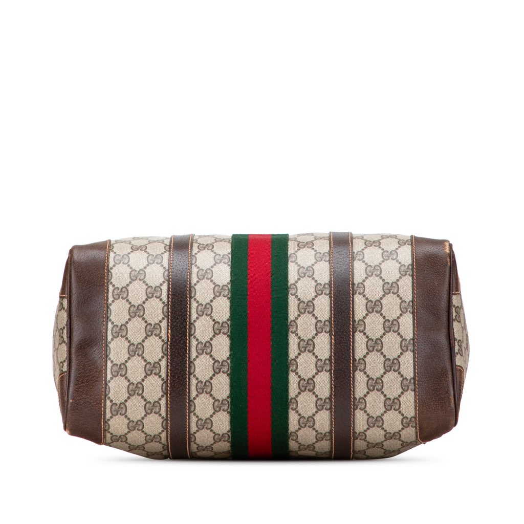 Gucci GG Supreme Web Boston Bag - 3