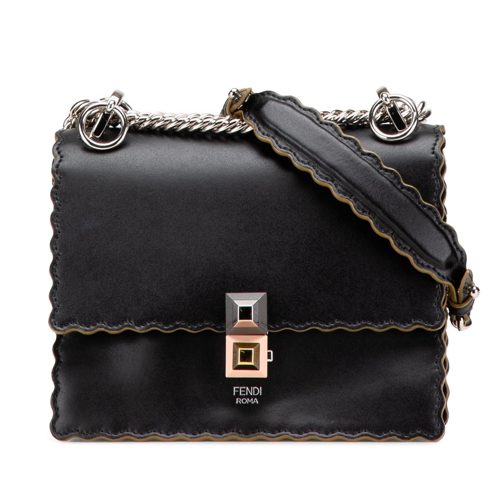 Fendi Small Leather Kan I Crossbody