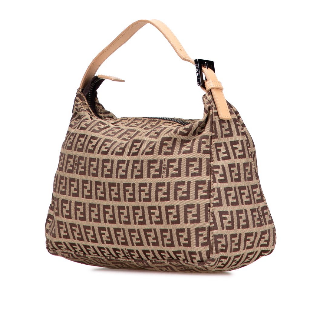 Fendi Zucchino Canvas Handbag - 2