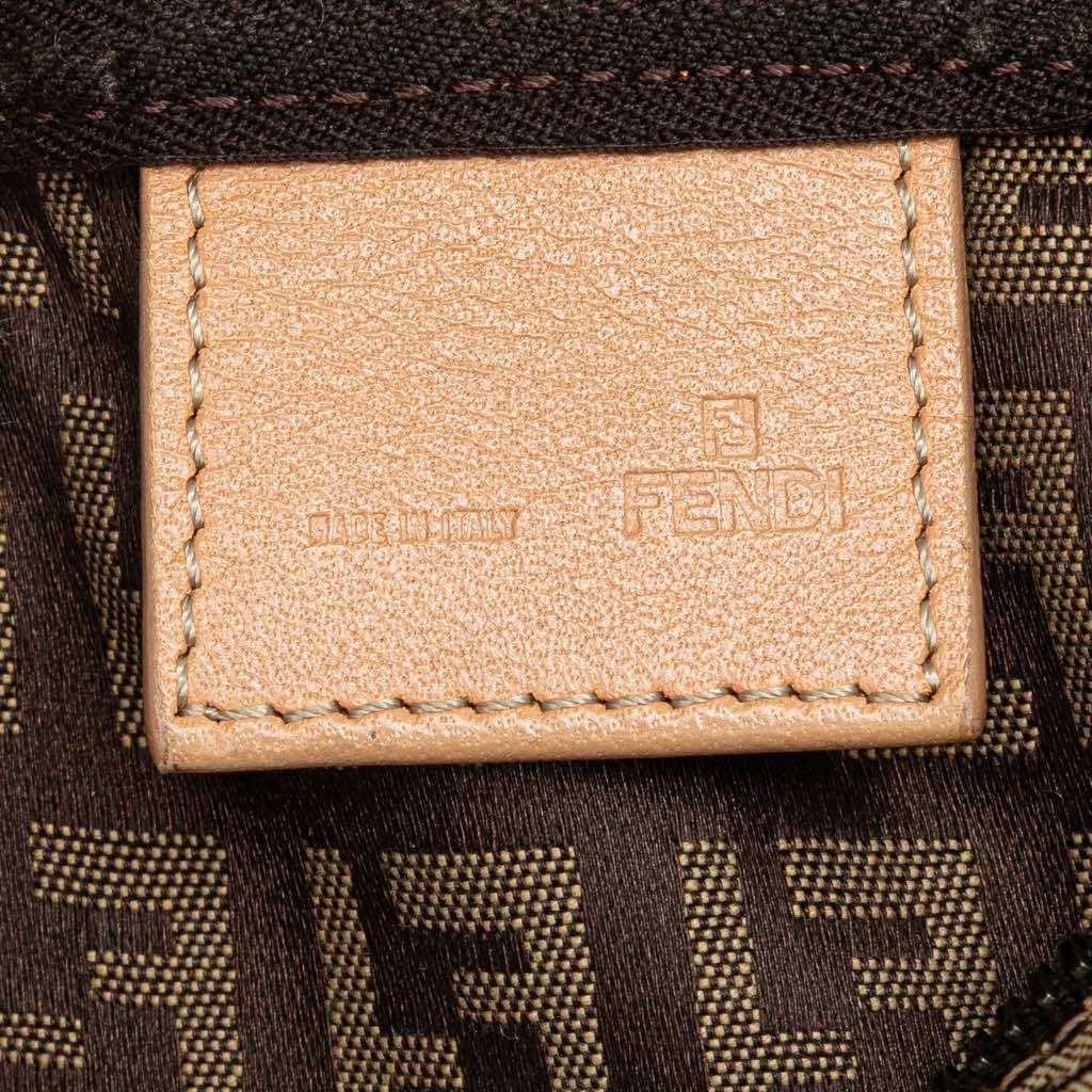 Fendi Zucchino Canvas Handbag - 5