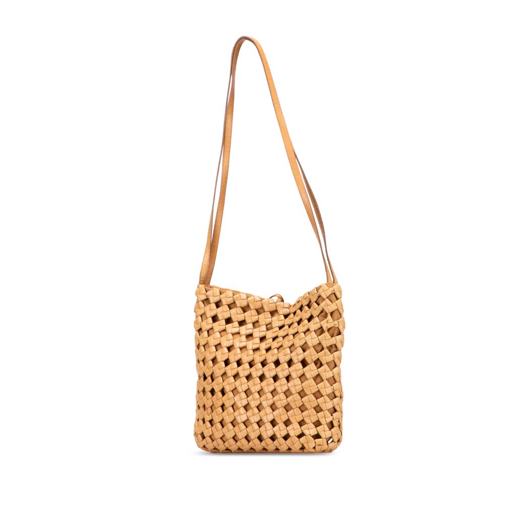 Bottega Veneta Woven Leather Intrecciato Shoulder Bag - 2