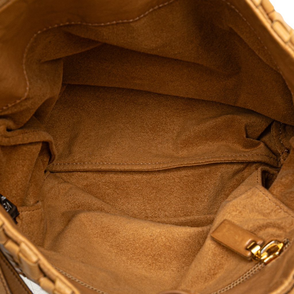 Bottega Veneta Woven Leather Intrecciato Shoulder Bag - 4