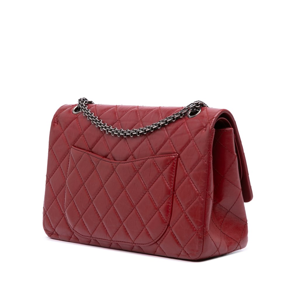 Chanel Reissue 2.55 Aged Calfskin Double Flap 227 - Back view