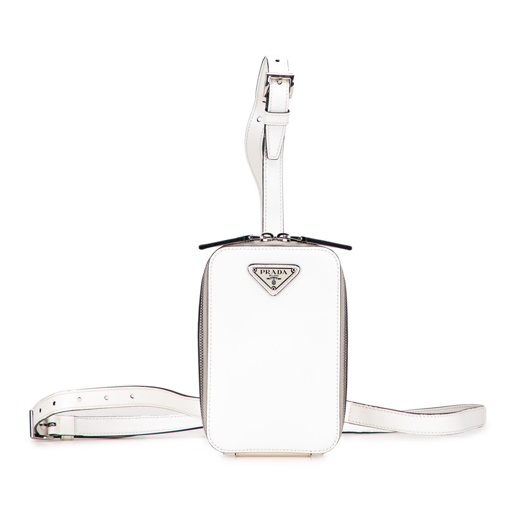 Prada Saffiano Harness Crossbody Pouch